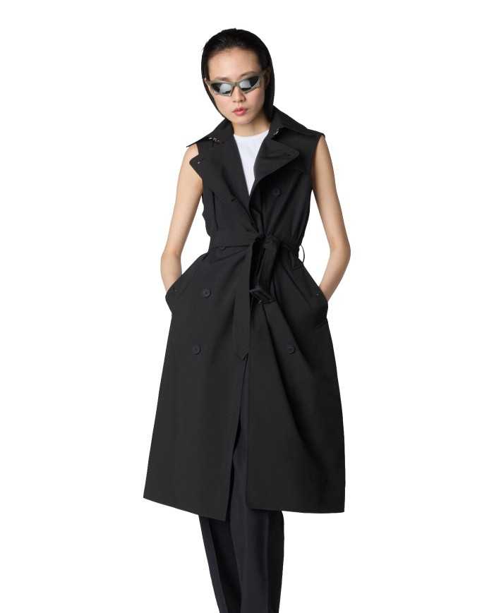 gilet trench nero da donna water/windproof | SAVE THE DUCK gilet trench nero da donna water/windproof | SAVE THE DUCK
