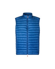 gilet snorkel blue e da uomo in nylon senza maniche | SAVE THE DUCK