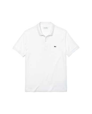 polo bianca da uomo con maniche e colletto a costine | LACOSTE polo bianca da uomo con maniche e colletto a costine | LACOSTE