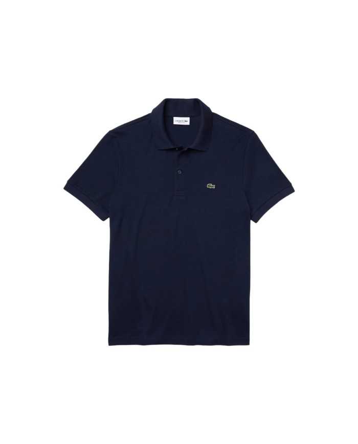 polo blue navy da uomo con maniche e colletto a costine | LACOSTE polo blue navy da uomo con maniche e colletto a costine | LACOSTE