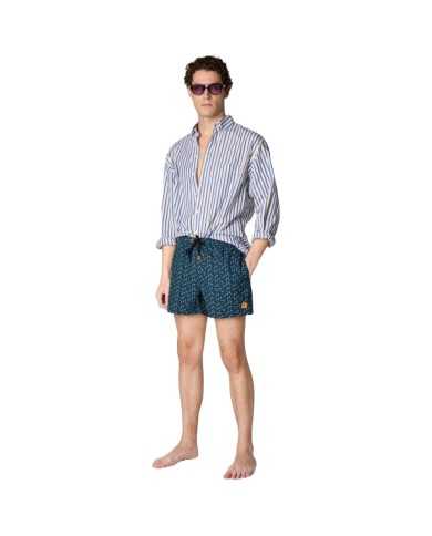 costume mare sharks da uomo con fantasia squali e logo | SAVE THE DUCK costume mare sharks da uomo con fantasia squali e logo | SAVE THE DUCK