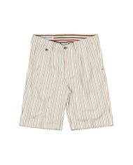 bermuda da uomo con fantasia rigata e risvolto sul fondo | BOB bermuda da uomo con fantasia rigata e risvolto sul fondo | BOB
