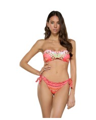 bikini da donna con fascia, slip brasiliano e fantasia all-over | FK bikini da donna con fascia, slip brasiliano e fantasia all-over | FK