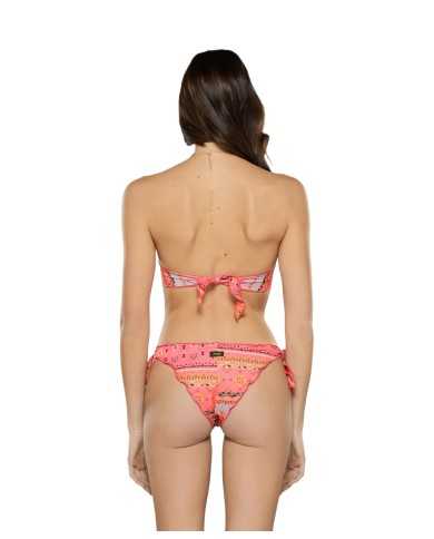 bikini da donna con fascia, slip brasiliano e fantasia all-over | FK