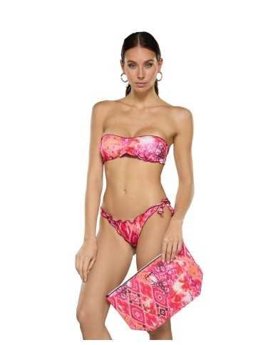 bikini con slip brasiliano da donna con fantasia all-over | FK