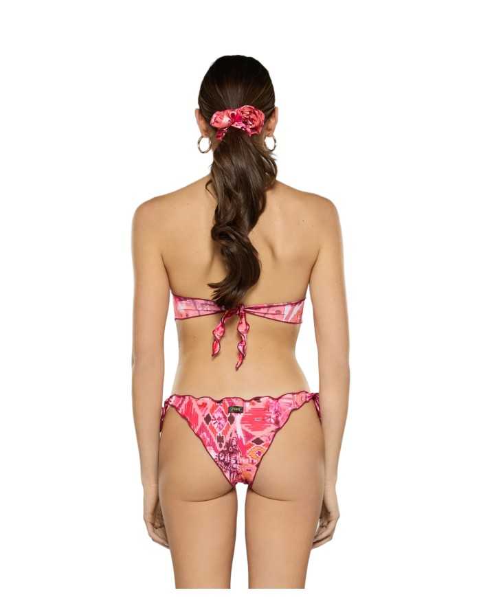 bikini con slip brasiliano da donna con fantasia all-over | FK bikini con slip brasiliano da donna con fantasia all-over | FK