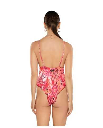 monokini frou frou da donna con fantasia all-over | FK