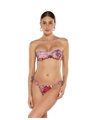FK Bikini Donna FK23-1549U P-EM fascia con slip brasiliano e fantas...