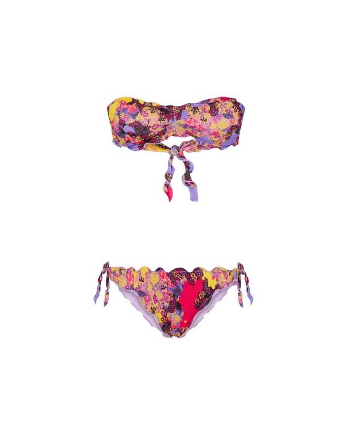 FK Bikini Donna FK23-1549U P-EM fascia con slip brasiliano e fantas...