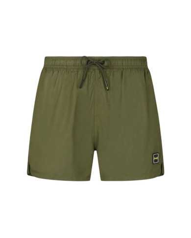 short mare verde militare da uomo con coulisse | FK