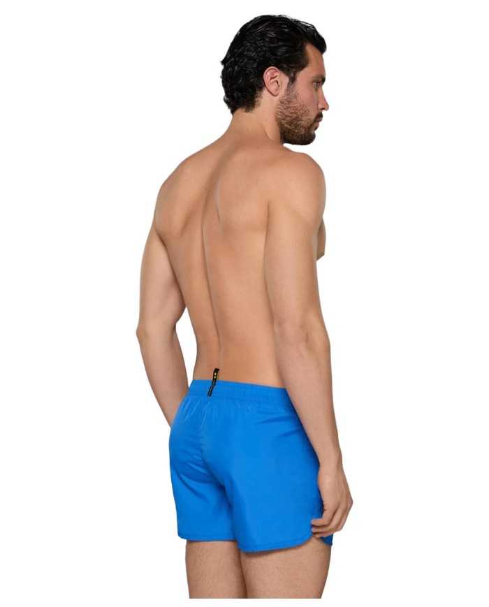 short mare royal da uomo con logo cucito e chiusura a zip | FK