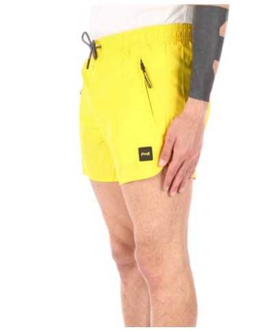 short mare lime da uomo con logo cucito e chiusura a zip | FK short mare lime da uomo con logo cucito e chiusura a zip | FK