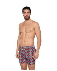 short mare da uomo con fantasia rombi all-over | FK short mare da uomo con fantasia rombi all-over | FK