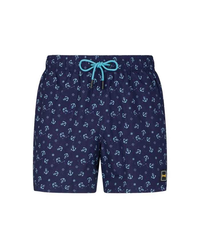 short mare da uomo con fantasia àncore all-over | FK