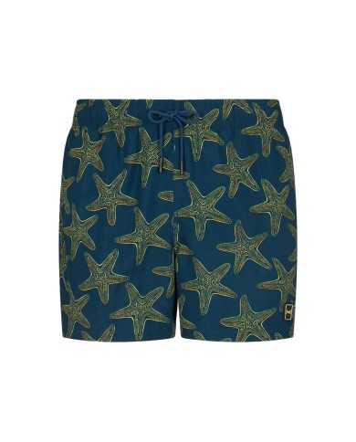 short mare da uomo con fantasia stelle marine all-over | FK short mare da uomo con fantasia stelle marine all-over | FK