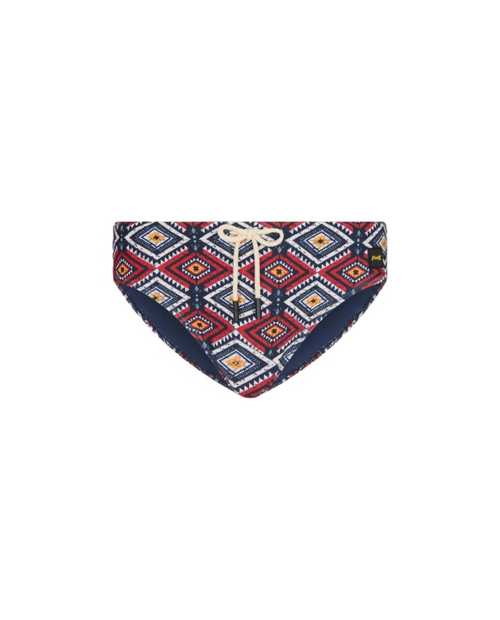 FK Slip Uomo FK23 2193U P EM mare PL con fantasia tribale sul tessu
