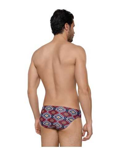 FK Slip Uomo FK23-2193U P-EM mare PL con fantasia tribale sul tessu... FK Slip Uomo FK23-2193U P-EM mare PL con fantasia tribale sul tessu...