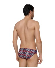 FK Slip Uomo FK23-2193U P-EM mare PL con fantasia tribale sul tessu...