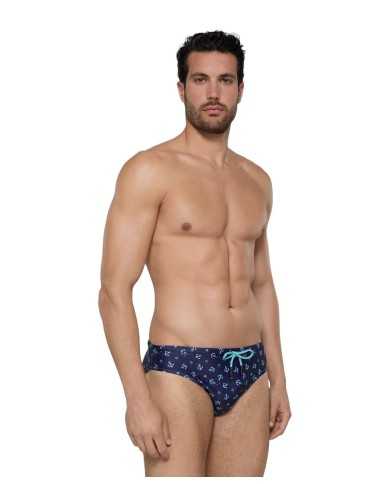 FK Slip Uomo FK23-2199U P-EM mare PL con fantasia marine sul tessut... FK Slip Uomo FK23-2199U P-EM mare PL con fantasia marine sul tessut...