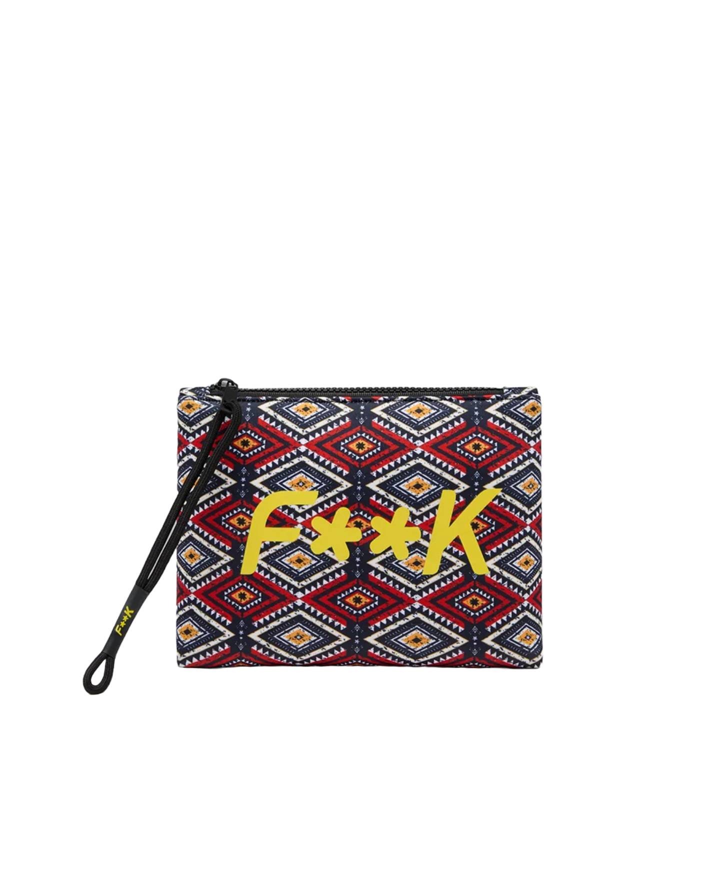 FK Pochette Uomo FK23 5054U P EM PL con logo in grande stampato 01