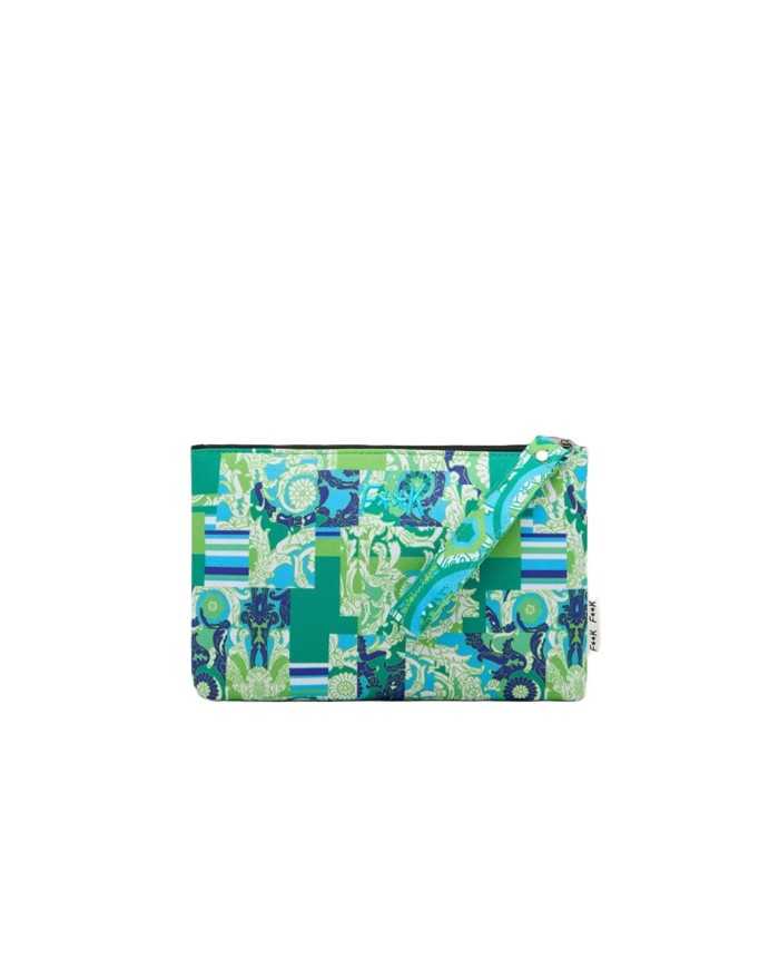 FK Pochette Donna FK23-A101U P-EM PL con fantasia a collage 01 WALL...