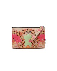 FK Pochette Donna FK23-A102U P-EM PL con fantasia tribale 01 FANT.T...