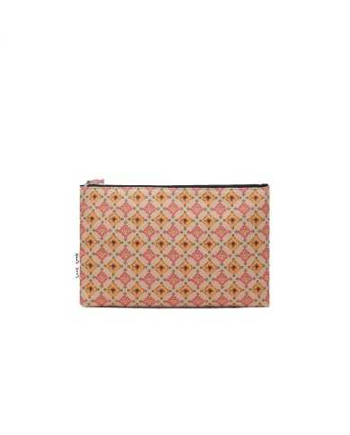 FK Pochette Donna FK23-A102U P-EM PL con fantasia tribale 01 FANT.T...