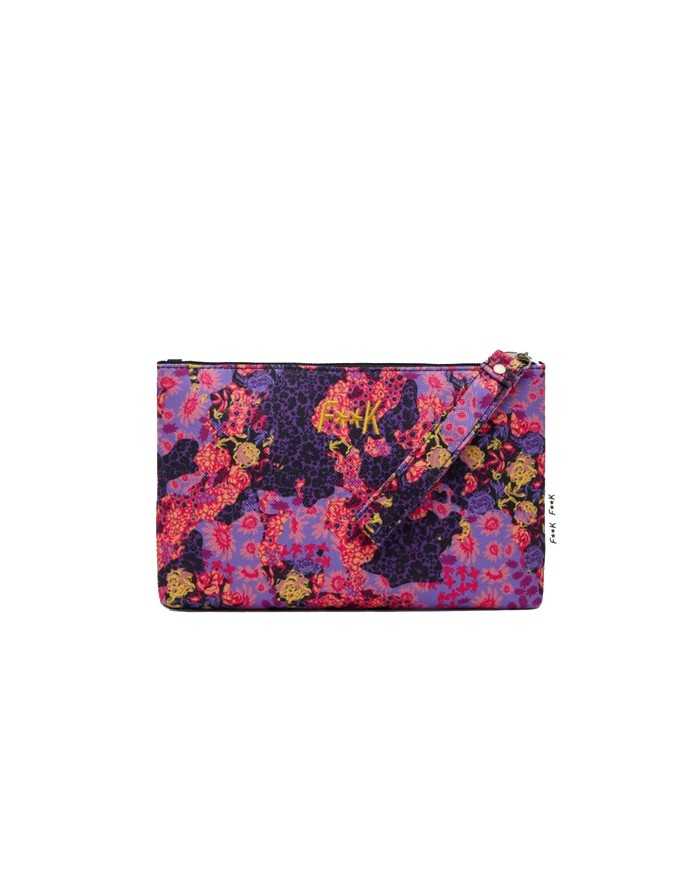 FK Pochette Donna FK23-A105U P-EM PL con fantasia floreale 01 FANT....