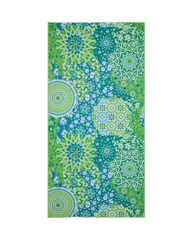 FK Telo Donna FK23-A290U P-EM mare microfibra con fantasia collage ...