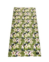 telo mare da uomo con fantasia floreale e patch logata | FK