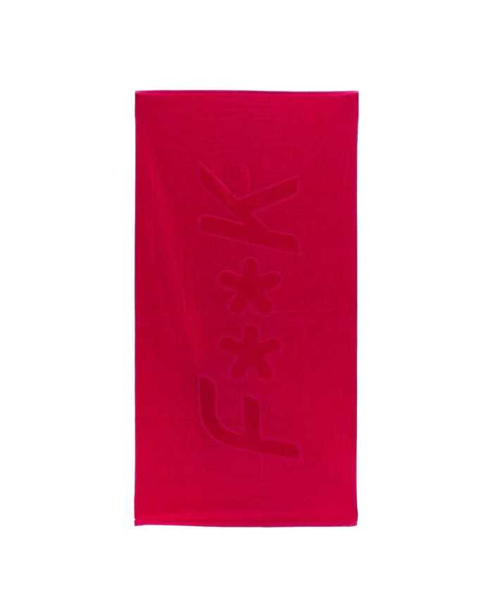 telo mare fuxia da uomo logato in grande al centro | FK