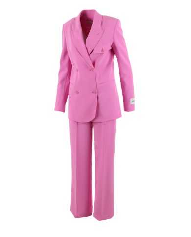 tailleur rosa bonbon da donna con giacca a doppiopetto | HINNOMINATE tailleur rosa bonbon da donna con giacca a doppiopetto | HINNOMINATE