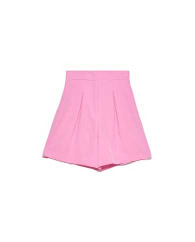 bermuda rosa bonbon da donna con logo patch su girovita | HINNOMINATE bermuda rosa bonbon da donna con logo patch su girovita | HINNOMINATE