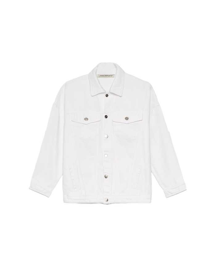 giacca bianca da donna con salpa logata dietro | HINNOMINATE giacca bianca da donna con salpa logata dietro | HINNOMINATE
