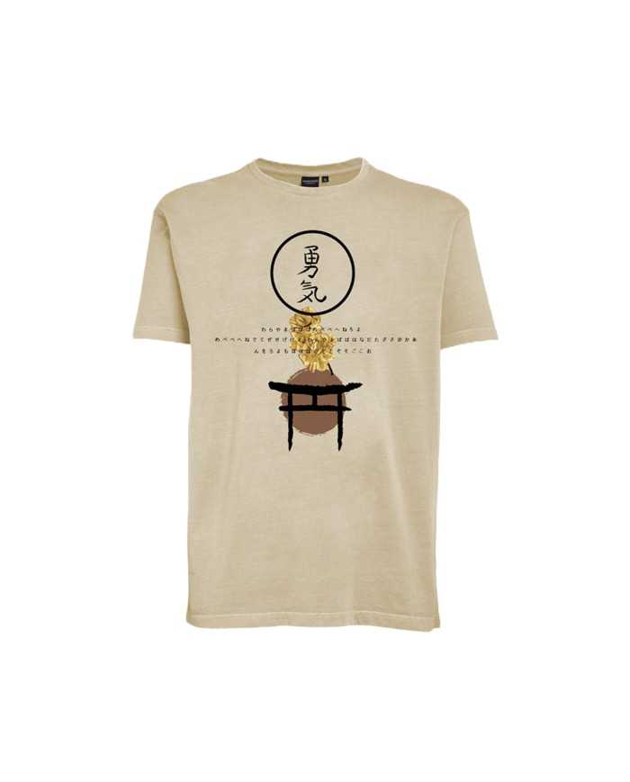 t-shirt biscuit da uomo con stampa digitale tempio | HOMEWARD t-shirt biscuit da uomo con stampa digitale tempio | HOMEWARD