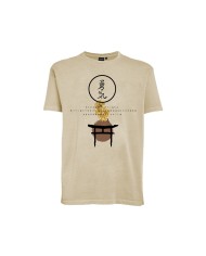 t-shirt biscuit da uomo con stampa digitale tempio | HOMEWARD