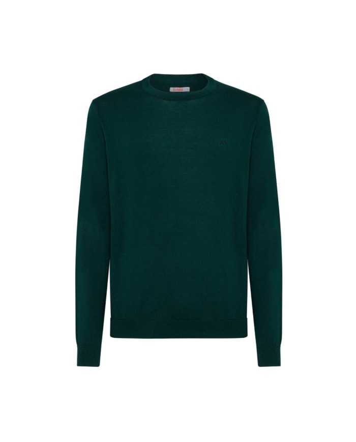 maglia verde inglese da uomo con toppe ai gomiti in fantasia | SUN68 maglia verde inglese da uomo con toppe ai gomiti in fantasia | SUN68