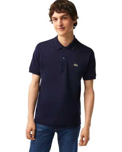 polo blu navy da uomo in Petit Piquet logato | LACOSTE polo blu navy da uomo in Petit Piquet logato | LACOSTE