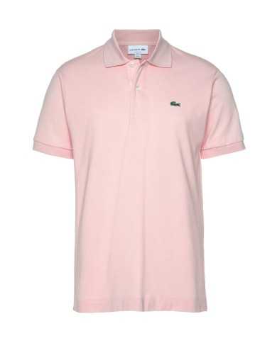 polo rosa chiaro da uomo in Petit Piquet logato | LACOSTE polo rosa chiaro da uomo in Petit Piquet logato | LACOSTE