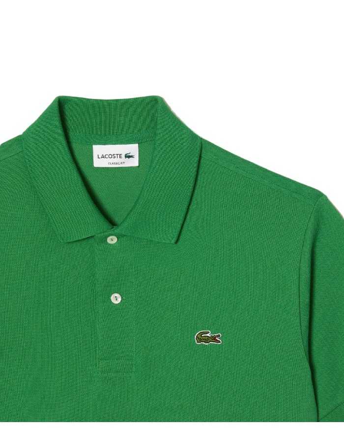 polo verde da uomo in Petit Piquet logato | LACOSTE polo verde da uomo in Petit Piquet logato | LACOSTE