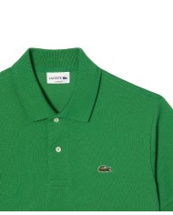 polo verde da uomo in Petit Piquet logato | LACOSTE
