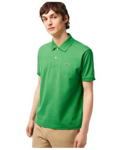 polo verde da uomo in Petit Piquet logato | LACOSTE polo verde da uomo in Petit Piquet logato | LACOSTE