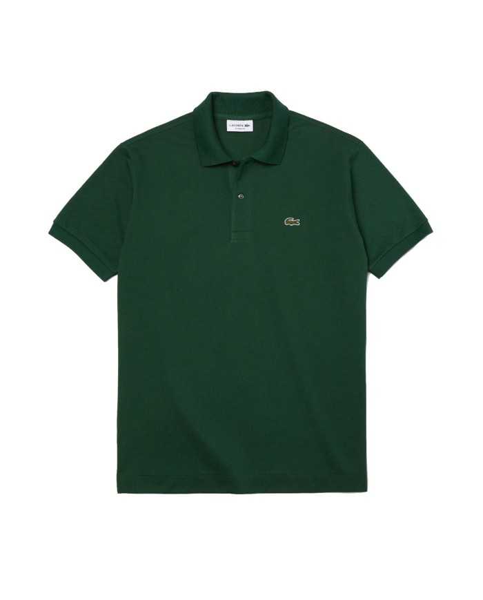polo verde da uomo in Petit Piquet logato | LACOSTE polo verde da uomo in Petit Piquet logato | LACOSTE