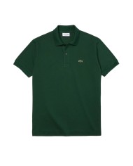 polo verde da uomo in Petit Piquet logato | LACOSTE