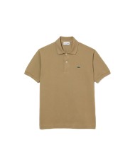 polo beige da uomo in Petit Piquet logato | LACOSTE