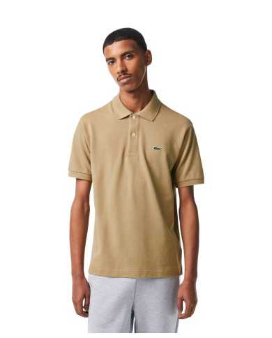 polo beige da uomo in Petit Piquet logato | LACOSTE polo beige da uomo in Petit Piquet logato | LACOSTE