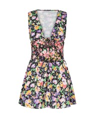 vestito da donna con fantasia floreale su tutto il tessuto | ME FUI vestito da donna con fantasia floreale su tutto il tessuto | ME FUI