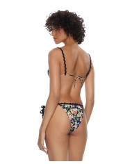 bikini da donna con fantasia floreale e passamaneria crochet | ME FUI