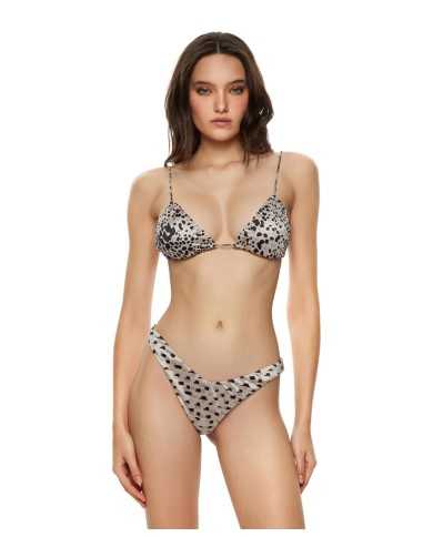 bikini maculato da donna con fantasia leopardata e accessorio | ME FUI bikini maculato da donna con fantasia leopardata e accessorio | ME FUI