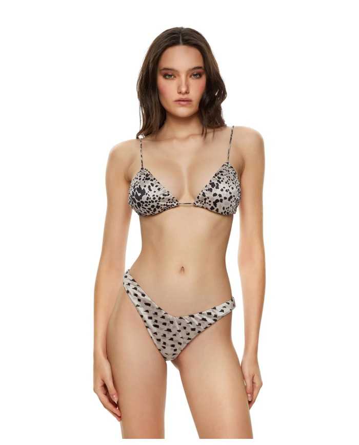 bikini maculato da donna con fantasia leopardata e accessorio | ME FUI bikini maculato da donna con fantasia leopardata e accessorio | ME FUI